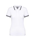 LadieS 2 Striped Short Sleeved Poloshirt, EGKA273