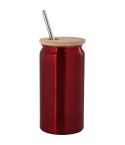 Šalica od 380 ml od recikliranog aluminija, bambusa i nehrđajućeg čelika, L19039