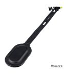 Luggage tag with tracker, black, VA519-03