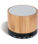 Bluetooth zvočnik iz bambusa, plastike in kovine, naravna, M20060