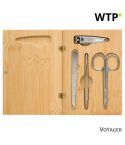 Manicure set, 4 pcs, brown, V1525-16