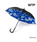 Manual umbrella, blue, V4184-04