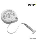 Measuring tape 1,5 m with BMI, white, V9547-02