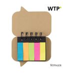 Porta memo, note adesive, marrone, V2981-16
