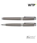 Set da scrittura Metal Charles Dickens® Alan, grigio, 5991-003999999