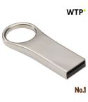Metallischer USB-Stick 8 GB, grau, EG149307