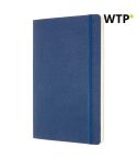 MOLESKINE Classic Leather notebook approx. A5, blue, VM332-11