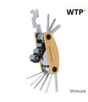Multifunctional tool, bicycle tool set, 15 functions, beige, VA339-20