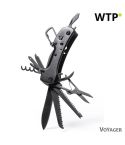 Večfunkcijsko orodje, žepni nož, 13 funkcij, karabiner, črna, V1027-03