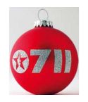 Christmas decorations with printing to order Fi 82mm