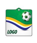 Art.05 Car air freshener with print. Shape square: 60x60 mm. Eco quality. With printed paper card.