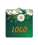 Art.06 Car air freshener with print. Shape square: 70x70 mm. Eco quality.