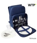 Zaino da picnic, borsa termica, blu, V7814-04