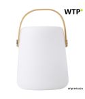 Plastic LED speaker, white, 967733-002999999