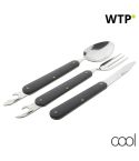 Platoon, komplet kamping pribora, black, AP806656