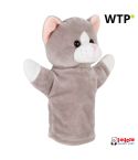 Plüschkatze, Handpuppe | Jinx, grau, HE693-19