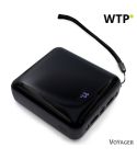 Power bank 10000 mAh, 3 cavi di ricarica inclusi | Tim, nero, V0903-03
