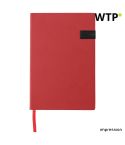 PU-Notizbuch mit USB-Stick Lex, Rot, 8582-008999040