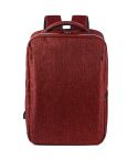 300D RPET 15 laptop backpack with USB output, Q24094