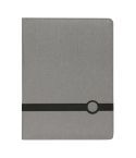 Nylon notebook folder, grey, Q24116
