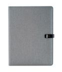 Polyester notebook folder, grey, Q24117