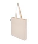Torba za kupovinu prirodne boje od 100% organskog pamuka (140 gr/m²), prirodni, Q24292