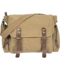 Vintage shoulder bag in polycotton canvas, Q24319