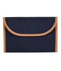 Vintage document holder in polycotton canvas and PVC, Q24354