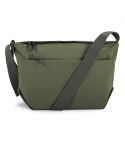 Borsa a spalla in poliestere 75D, verde oliva, Q24367OL