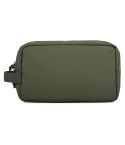 Beauty Case aus Polyester 75D, olivgrün, Q24387OL