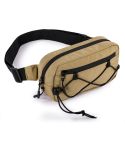 Marsupio multipocket in nylon 75D ribstop, kaki, Q24398KA
