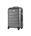 Trolley cabina in plastica ABS, grigio, Q24768