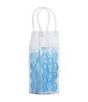 Termička torba za bocu od PVC, prozirna / kraljevsko plava, Q24804