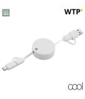 Rascop, RABS USB charger cable, white, AP864080-01