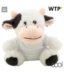 Remoo, RPET Plüschkuh, white, AP844055