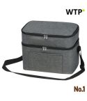 Borsa frigo RPET Perth, grigio scuro, EG297877