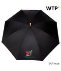 RPET manual umbrella | Keelan, black, V1850-03