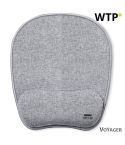 Tappetino per mouse in RPET, grigio, V1091-19