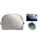 Aluminium foil car sun shade, grey, S26001