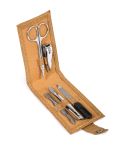 Maniküre-Set aus Kork und Metall, natürlich, S26036