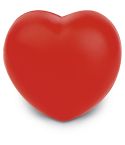 Cuore antistress in PU, rosso, S26103