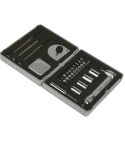 Kit di attrezzi in metallo in metallo e plastica, grigio, S26154