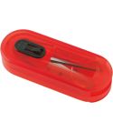 Plastic and metal travel sewing set, S26192