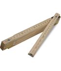 Righello pieghevole in legno, naturale, S26210