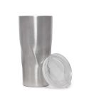 500 Ml thermic cup with double wall insulation in stainless steel, grey, S26251