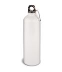 750 ml weiße Wasserflasche aus Aluminium und Kunststoff, Weiß, S26268