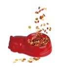 Plastic bowl, red, S26302