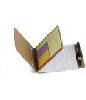 Set aus recyceltem Karton Notizblock, verschiedene Farben, S26474