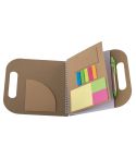 Set aus recyceltem Karton Notizblock, verschiedene Farben, S26496
