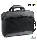 SANTANA, 156 valigetta per laptop in 2 tonalità 600D e 300D, grigio, 92266-113